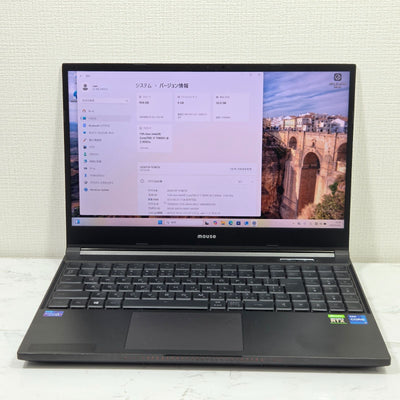 【美品】【初期不良1週間対応】mouse G-Tune H5 / Core i7 11800H / 32GB / 1TB / RTX3070 / Win11 000449