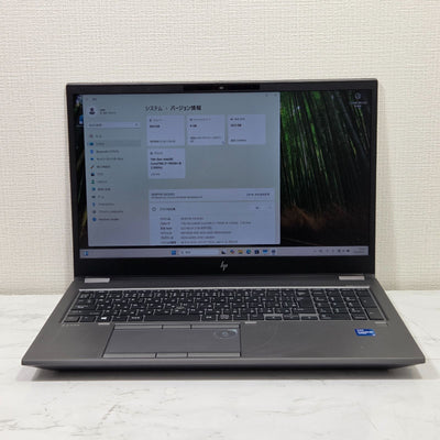 【良品】【初期不良1週間対応】HP ZBook 15 G8 / Core i7 11850H / 32GB / 1TB / A3000 / Win11 001355