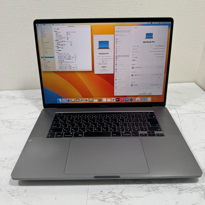 【良品】【初期不良1週間対応】MacBook Pro 16インチ / 2019 / Core i9 9980HK / 32GB / 1TB 191379