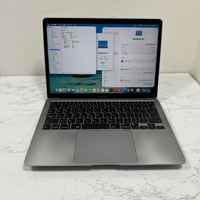 【良品】【初期不良1週間対応】MacBook Air 2020 13インチ / Apple M1 / 16GB / 512GB