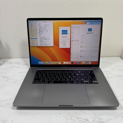 【傷あり】【初期不良1週間対応】MacBook Pro 16インチ / 2019 / Core i9 9980HK / 32GB / 1TB 191334