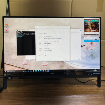 【良品】【初期不良1週間対応】NEC LAVIE Desk All-in-one DA570/GAB 一体型PC / 24インチ / Core i7 7500U / 8GB / 1TB 185133