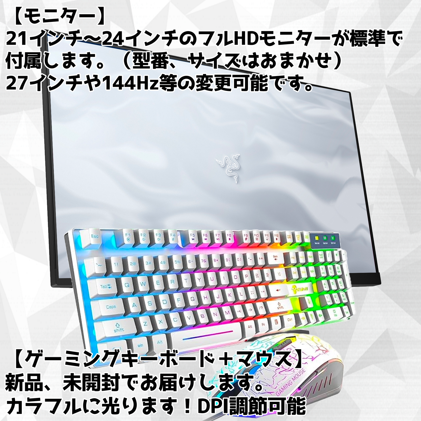 【フルセットモデル】【中古】【GPUアップグレード可能】【CX200M WH】GTX1070 Ryzen 5 2600