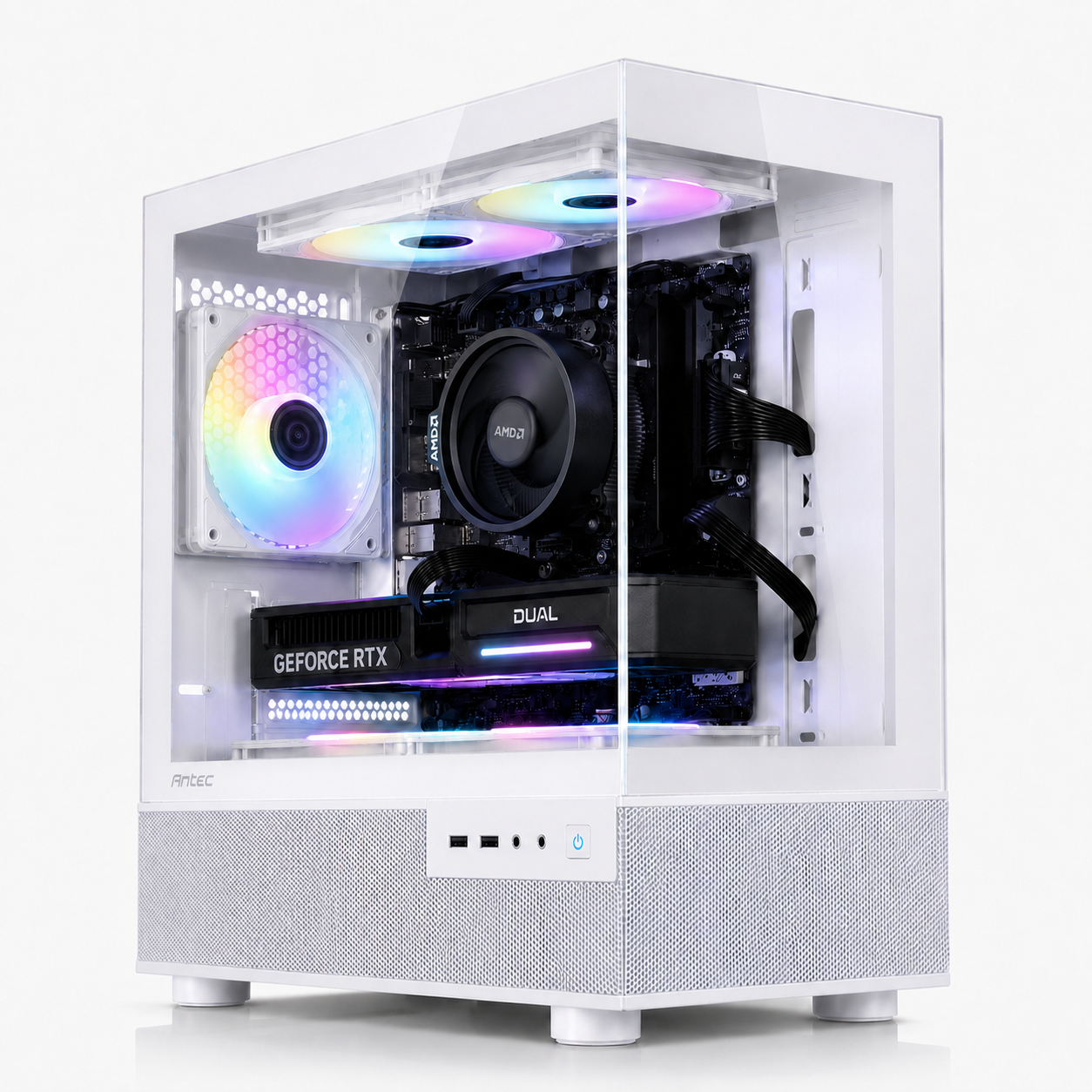 極美品】白色ゲーミングPC Ryzen5 5500X3D RTX5060Ti rtx5060 白」の