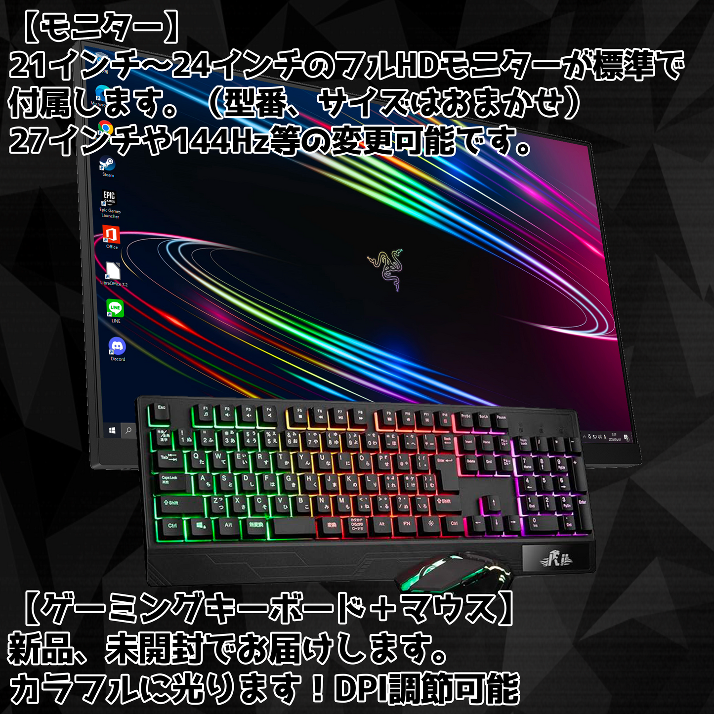 【フルセットモデル】【中古】【GPUアップグレード可能】【T4 PLUS】GTX1070 Ryzen 5 2600