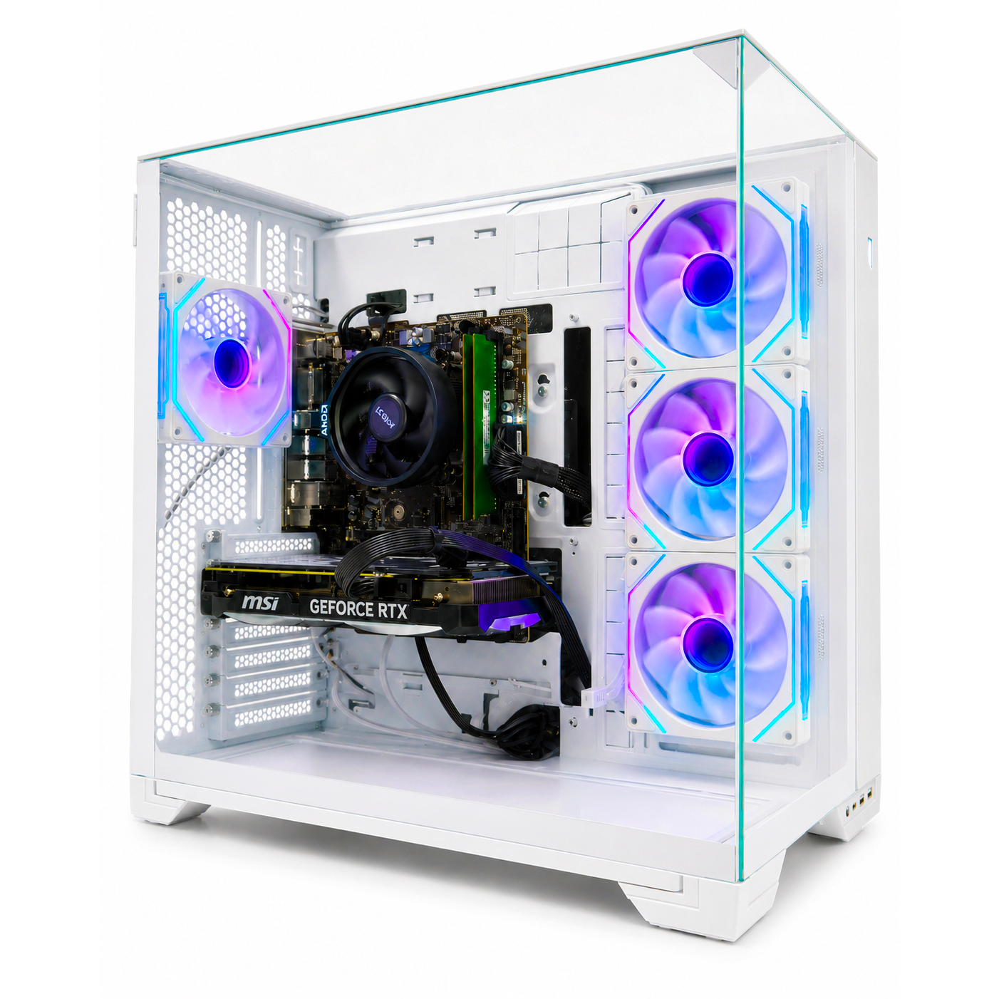 RX9060XT 16GB搭載ゲーミングPC Ryzen 5 5500|O11 VISION COMPACT WH RX9060XT 16GB搭載ゲーミングPC Ryzen 5 5500|O11 VISION COMPACT WH