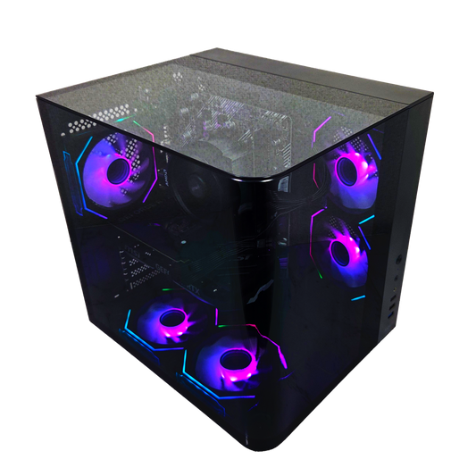 【中古】【MATX3面湾曲ピラーレス黒】RTX3080 Ryzen 7 5700X