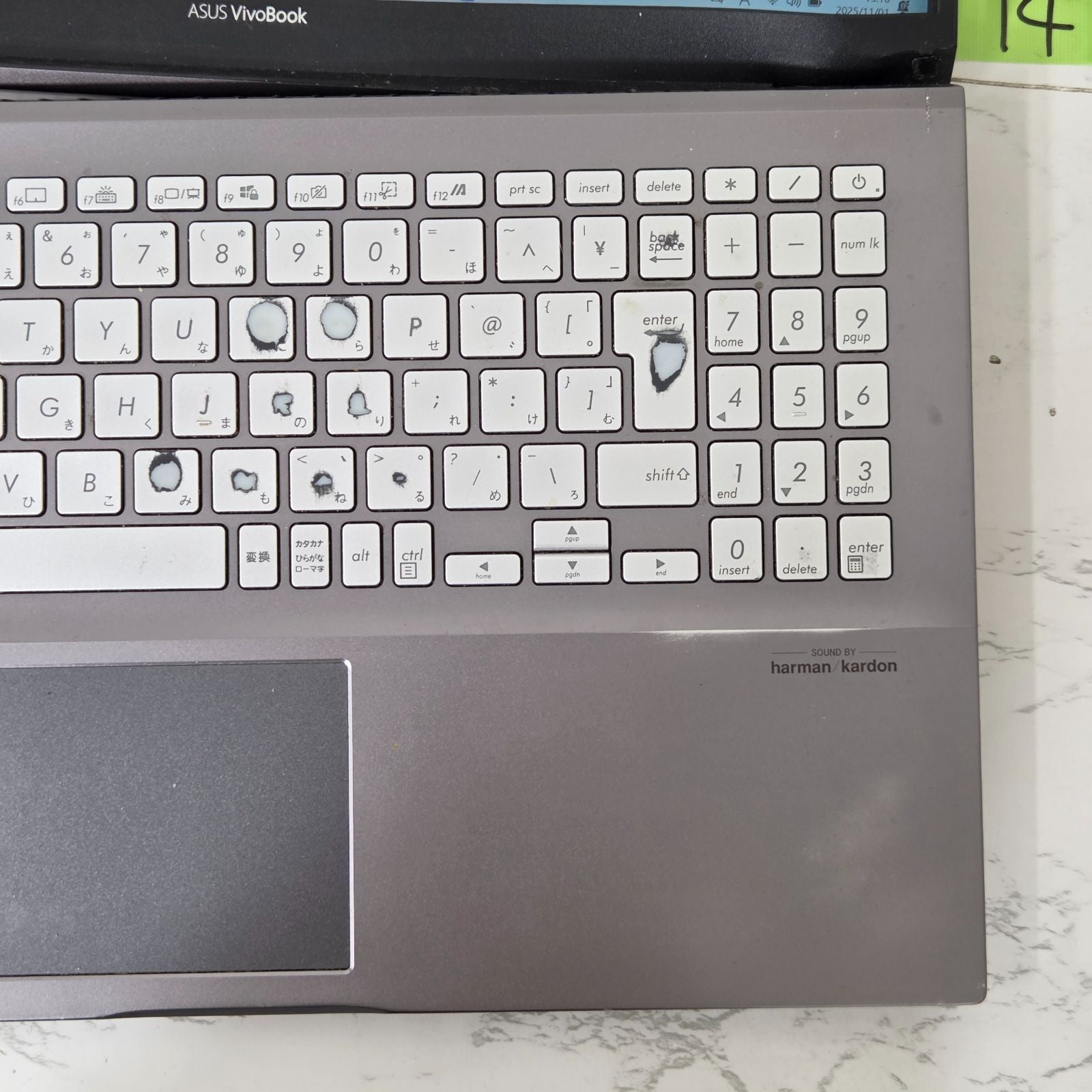 【ジャンク品】【保証無し】【ノートPC】VivoBook X531FA Core i7-10510U メモリ16GB SSD512GB HDD1TB