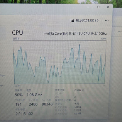 【良品】【1週間保証】富士通 LIFEBOOK FMV6602BP / Core i3-8145U / メモリ4GB / HDD500GB / Windows 11 / ノートPC（FMV6602BP）
