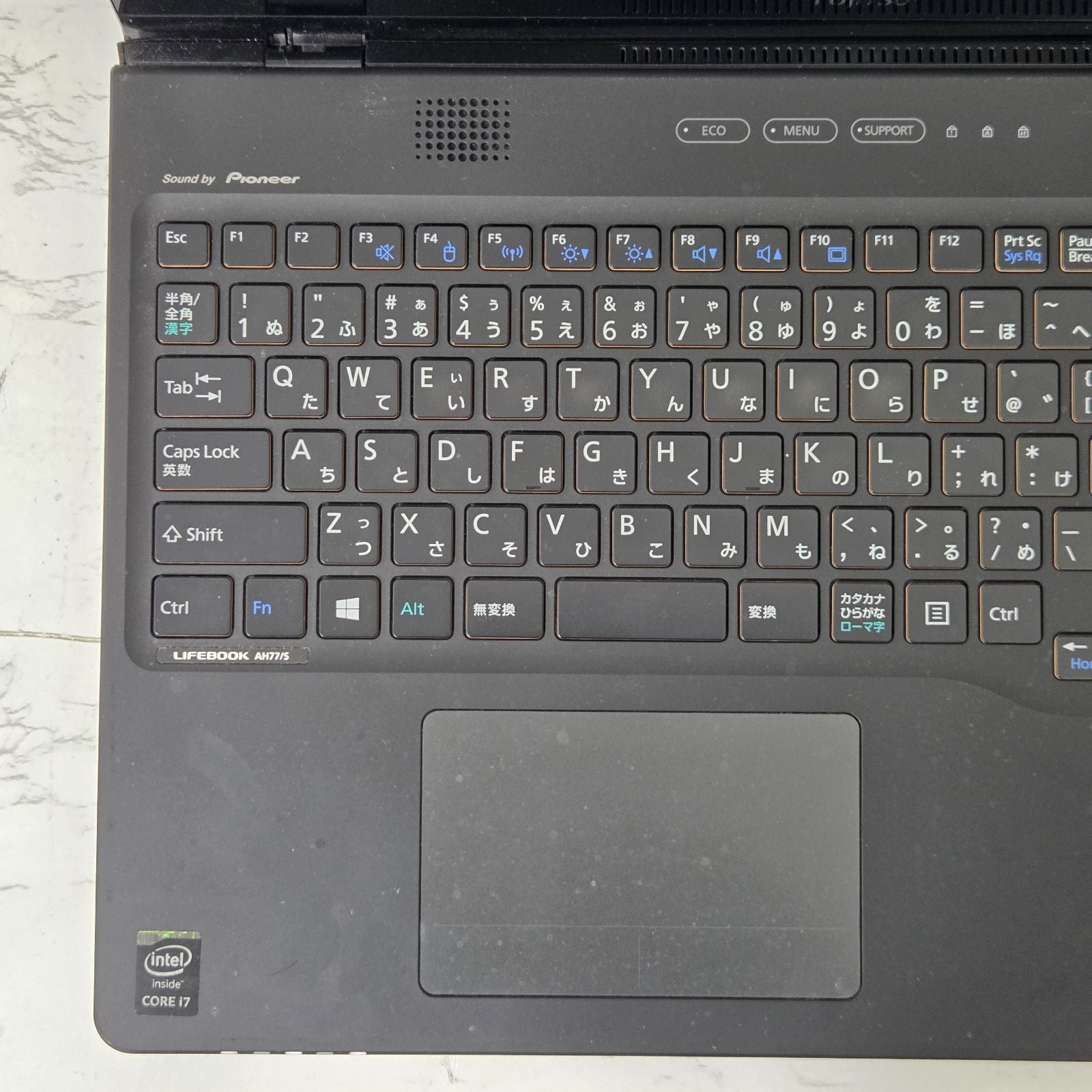 【訳アリ】富士通 FMVA77SB / Core i7-4712HQ / メモリ12GB / SSD256GB / Windows 11 / 高性能ノートPC（FMVA77SB）⑯