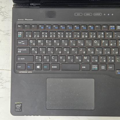 【訳アリ】富士通 FMVA77SB / Core i7-4712HQ / メモリ12GB / SSD256GB / Windows 11 / 高性能ノートPC（FMVA77SB）⑯