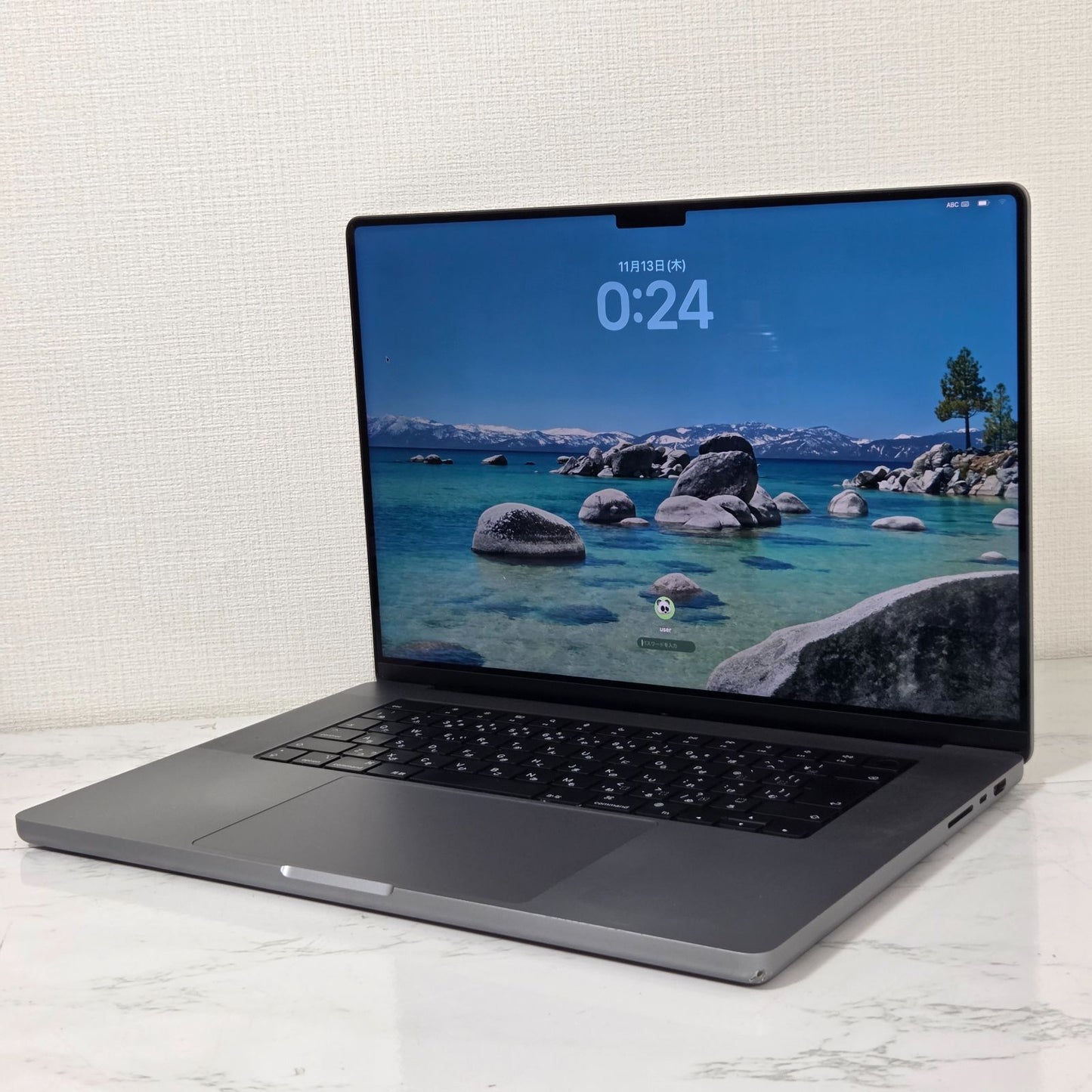 【1週間保証】Apple MacBook Pro 16 2021 / M1 Max / RAM 32GB / SSD 1TB / GPU32コア / 充放電回数 : 212 ⑱