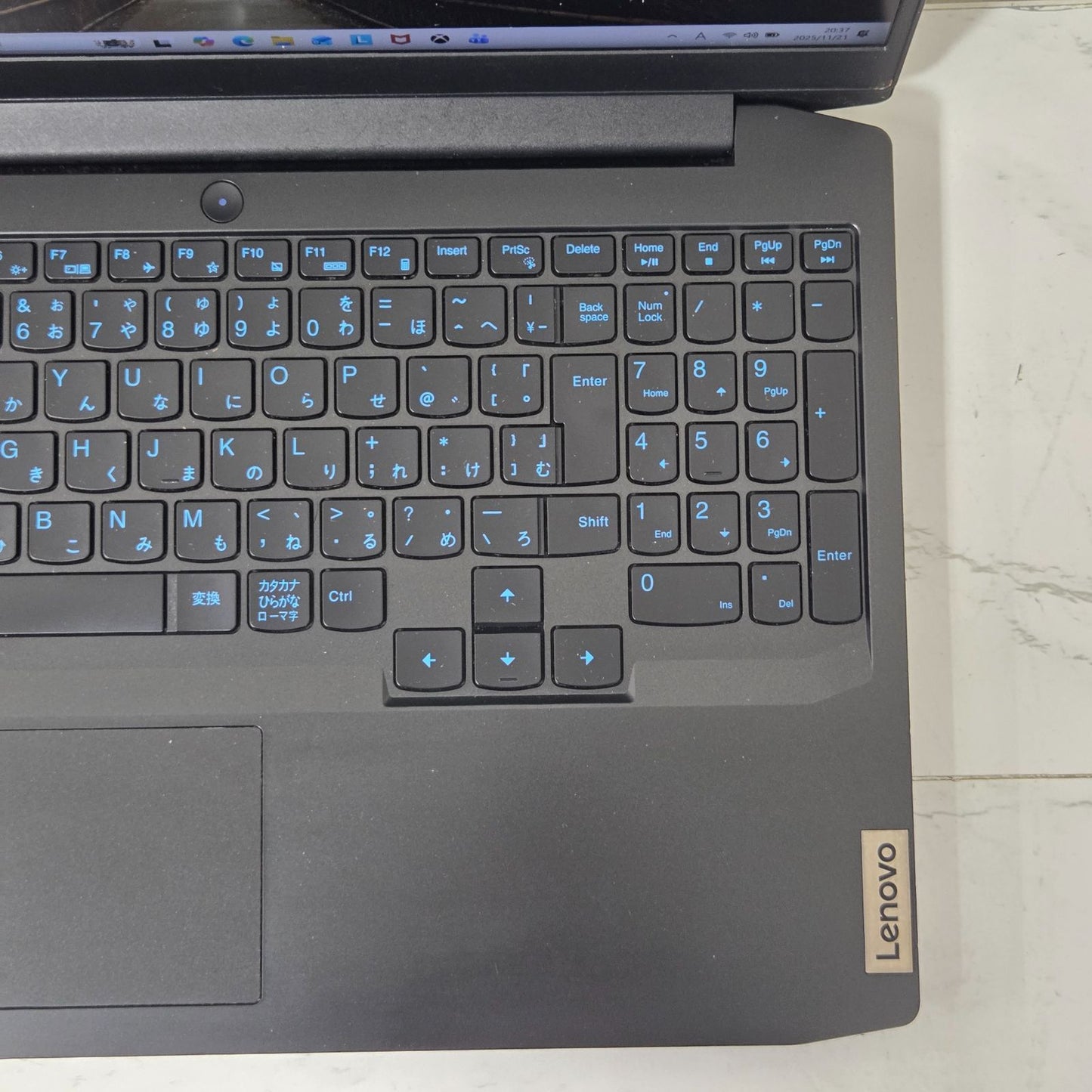 【キー欠損】【1週間保証】Lenovo IdeaPad Gaming 3 15IMH05 / Core i7-10750H / メモリ8GB / SSD256GB＋HDD1TB / GTX 1650 / Windows 11 / ゲーミングノート