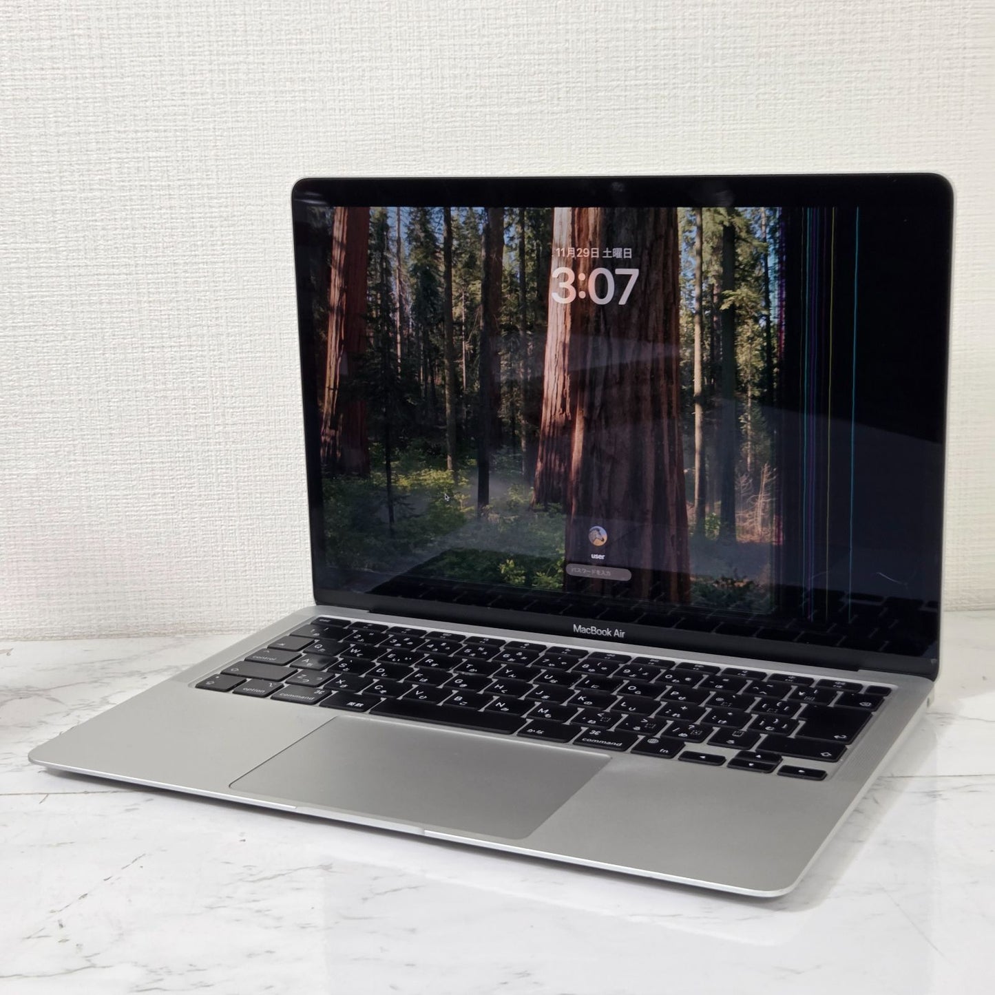 【液晶割れ】【ジャンク】MacBook Air M1 2020 / 8GB / 256GB　52