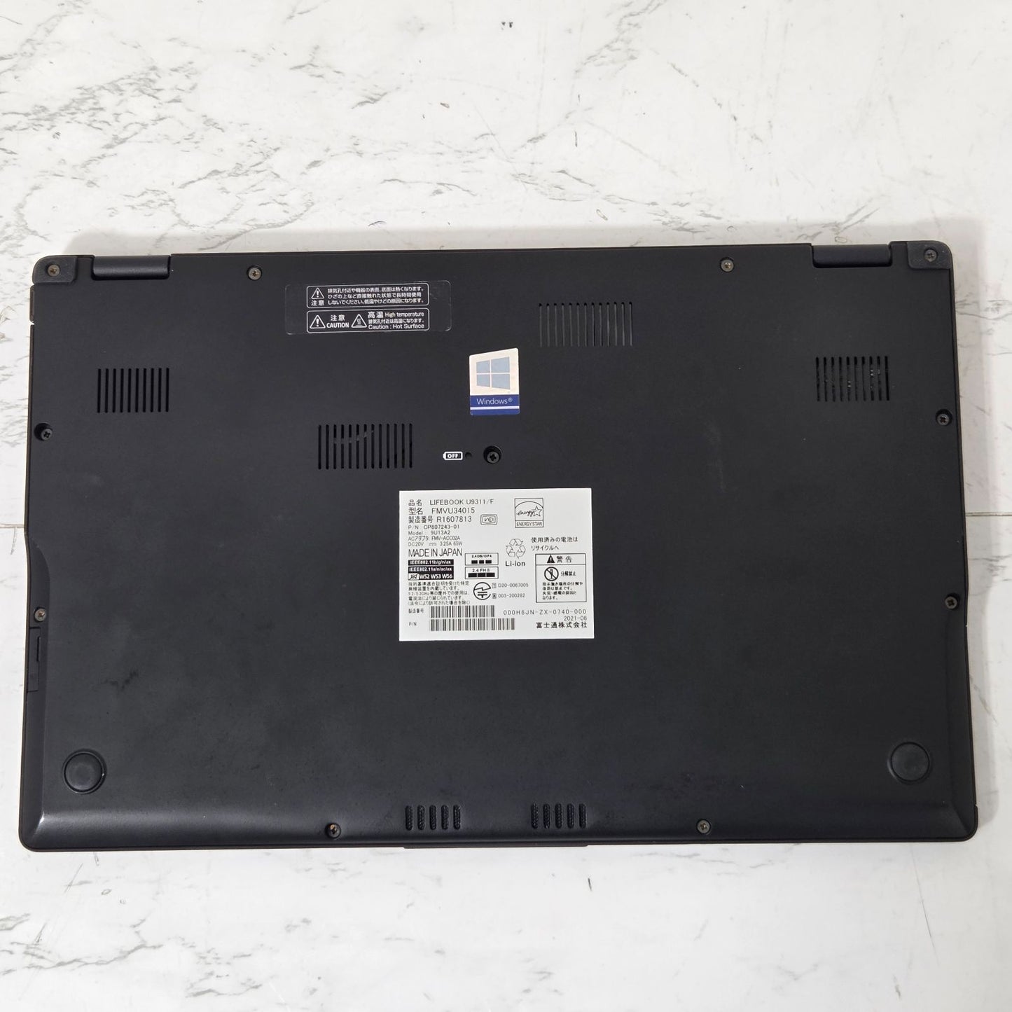 【良品】【1週間保証】Fujitsu / i7-1185G7 / 16GB / 256GB / 13.3インチ / Win11