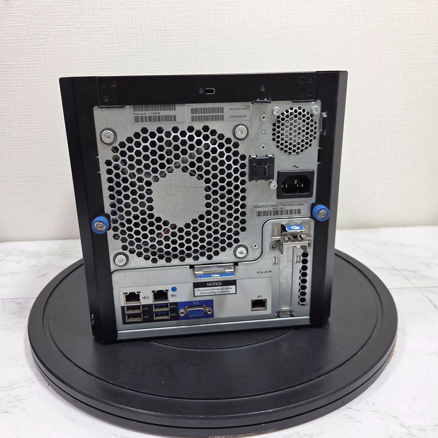 HP ProLiant MicroServer Gen8 / Xeon E3-1265L v2 2.50GHz / メモリ16GB
