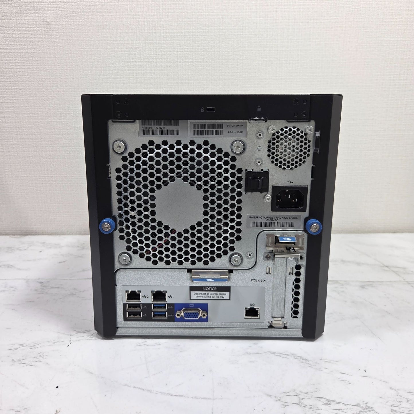 HP ProLiant MicroServer Gen8 / Xeon E3-1265L v2 2.50GHz / メモリ16GB
