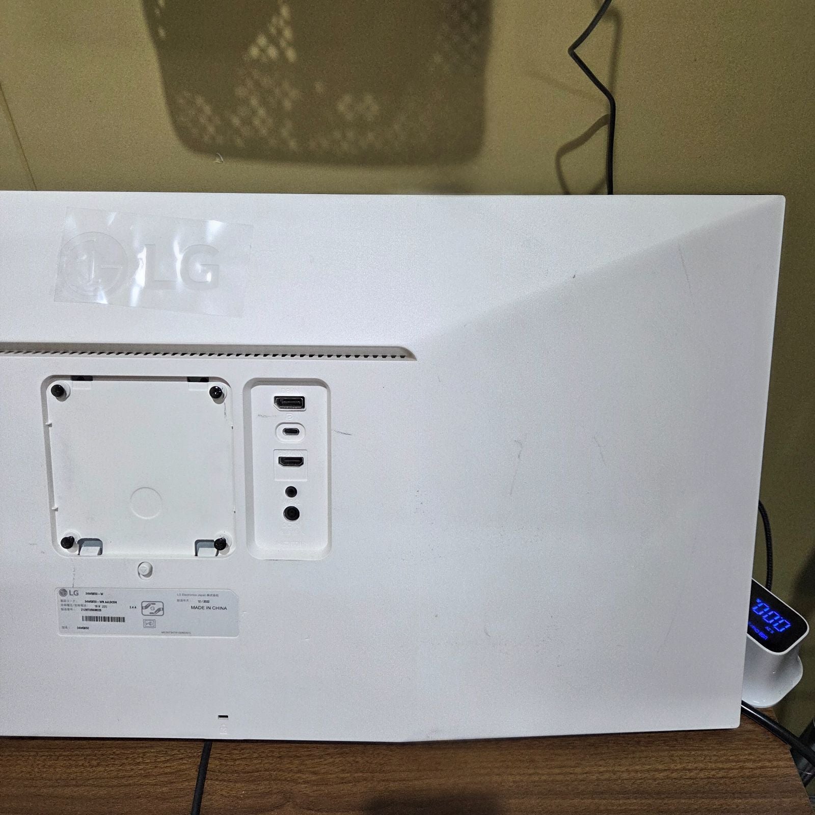 【1週間保証】LG 34WQ650-W 34インチ ウルトラワイド IPS HDMI モニターアーム付属