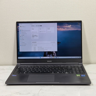 【良品】【初期不良1週間対応】mouse DAIV 5N / Core i7 11800H / 32GB / 1TB / RTX3060 / Win11 000737