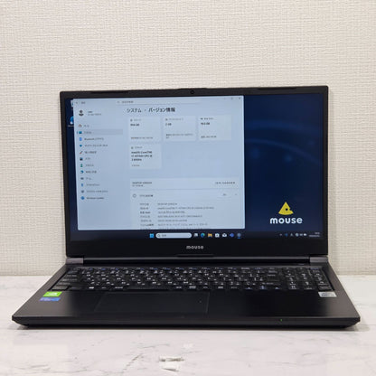 【美品】【1週間保証】mouse K5 / Core i7 10750H / 16GB / 1TB / MX350 / Win11 000553