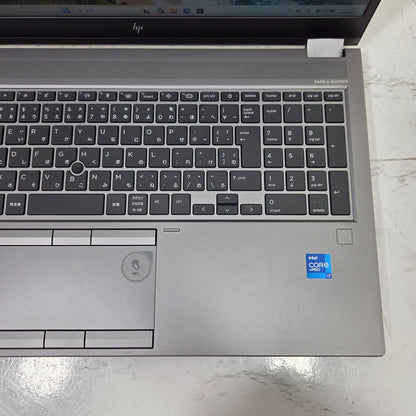 【良品】【1週間保証】HP ZBook 15 G8 / Core i7 11850H / 32GB / 1TB / A3000 / Win11 001354