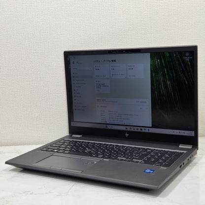 【良品】【1週間保証】HP ZBook 15 G8 / Core i7 11850H / 32GB / 1TB / A3000 / Win11 001355
