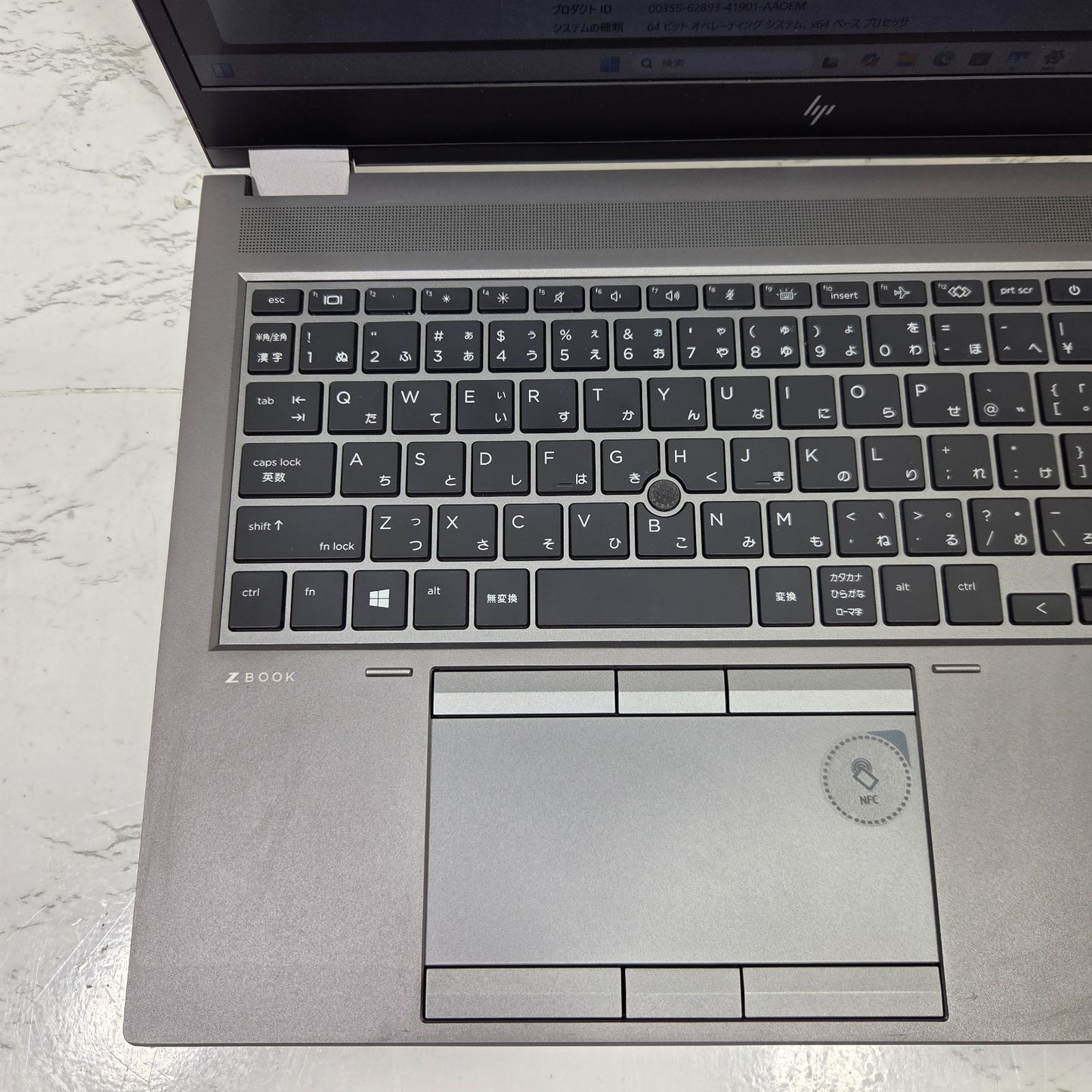 【良品】【1週間保証】HP ZBook 15 G8 / Core i7 11850H / 32GB / 1TB / A3000 / Win11 001355