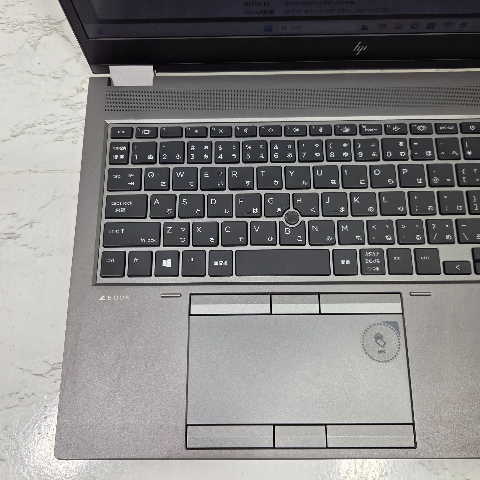 【良品】【1週間保証】HP ZBook 15 G8 / Core i7 11850H / 32GB / 1TB / A3000 / Win11 001355