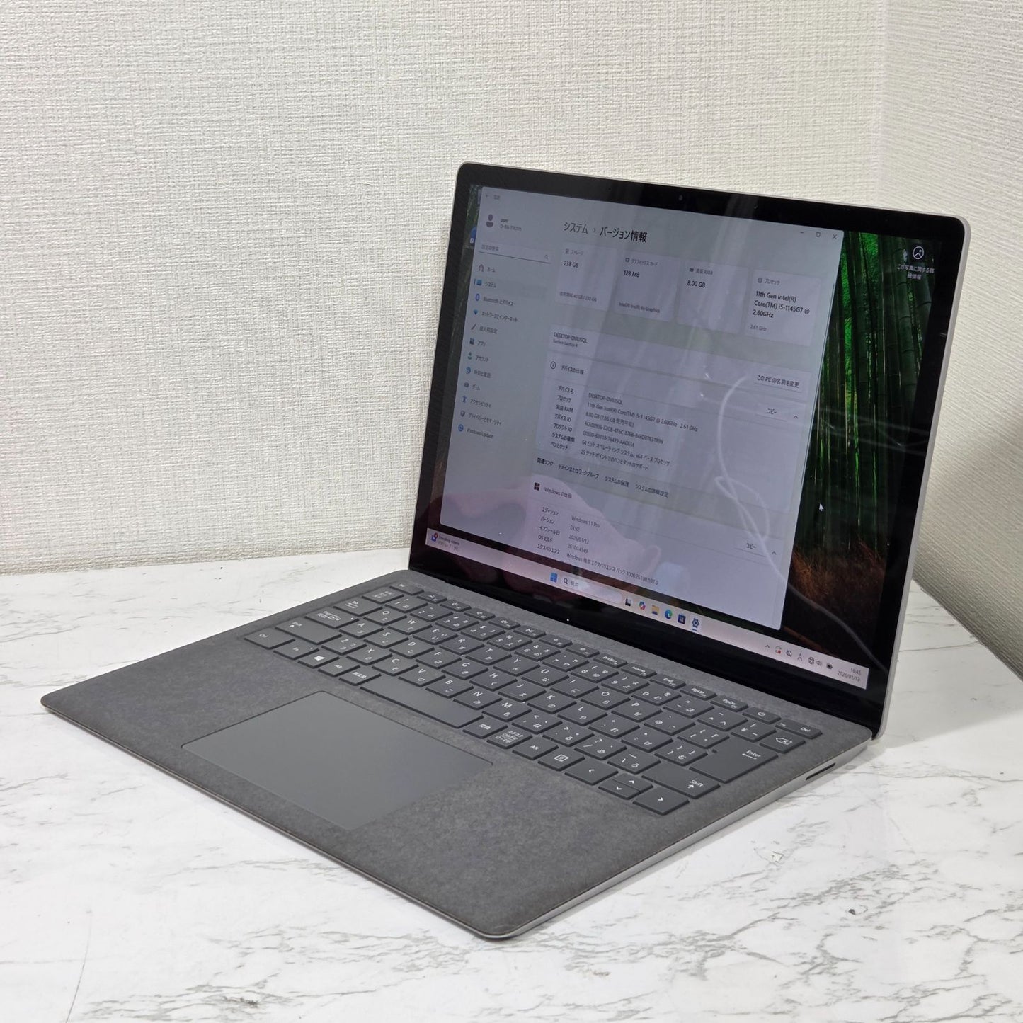 【良品】【1週間保証】Surface Laptop 4 / Core i5 1145G7 / 8GB / 256GB / Win11 001064