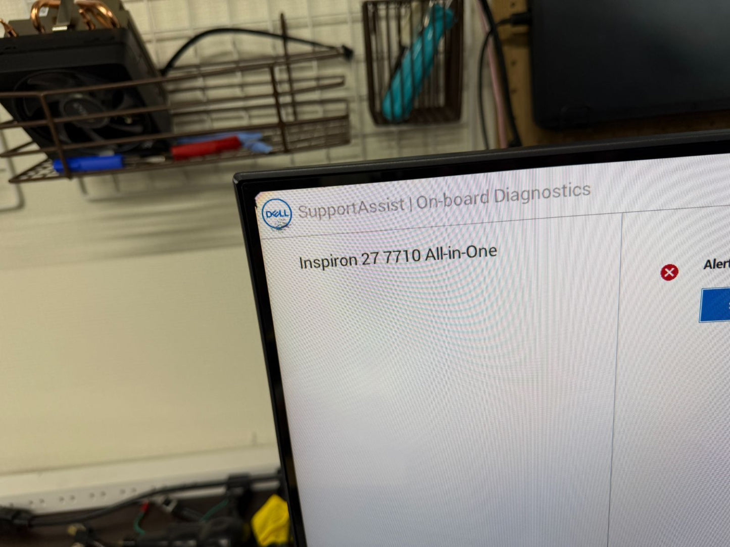 【ジャンク】Dell Inspiron 27 7710 All-in-One / Core i7-1255U / 27インチ 液晶不良・部品欠品