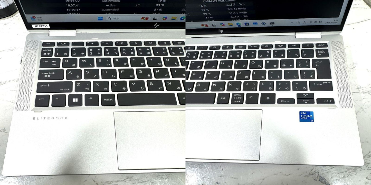 【良品】【1週間保証】HP / Core i7 1185G7 / 16GB / 256GB / 360度対応 000940
