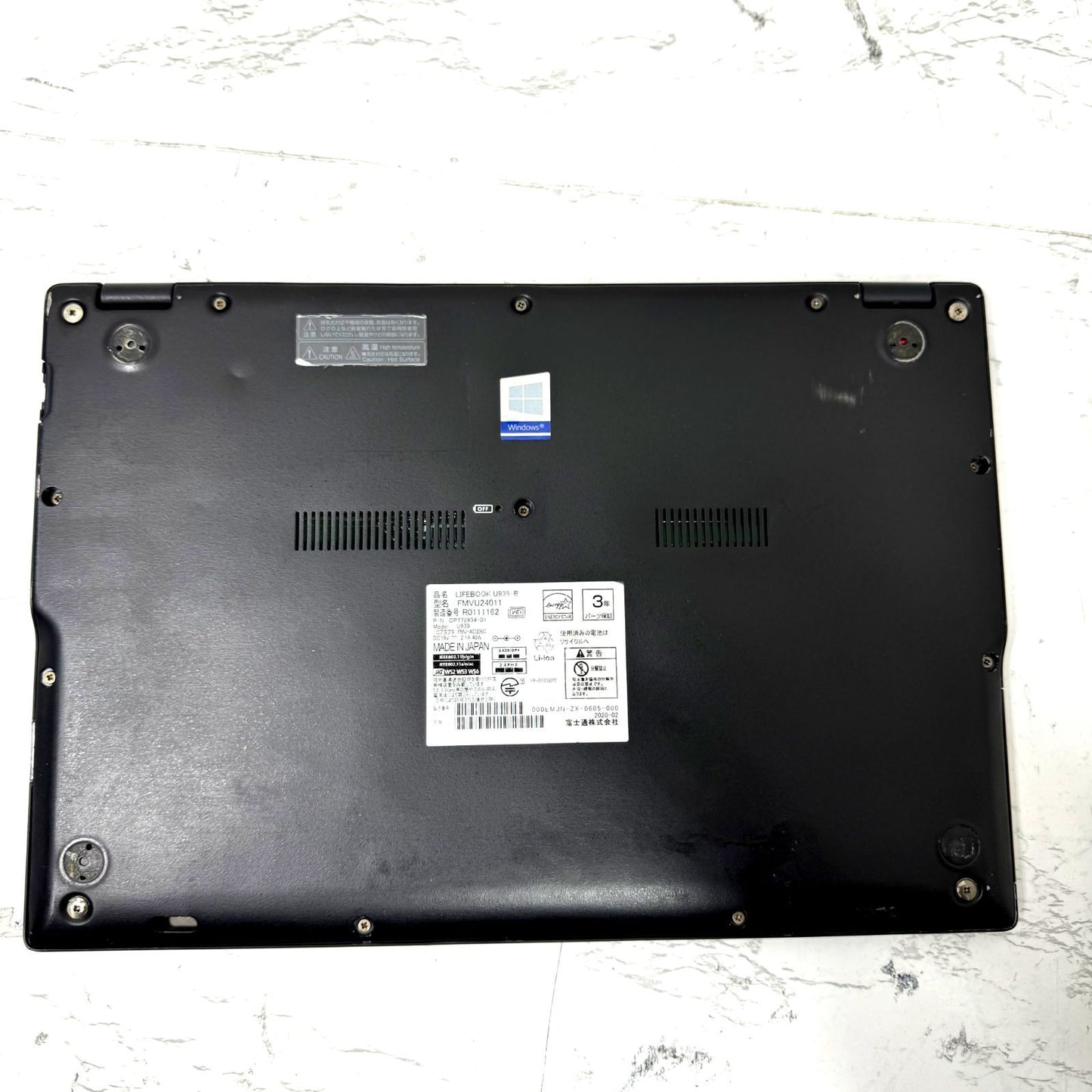 【美品】【1週間保証】Fujitsu LIFEBOOK U939/B / Core i5 8365U / 8GB 001423