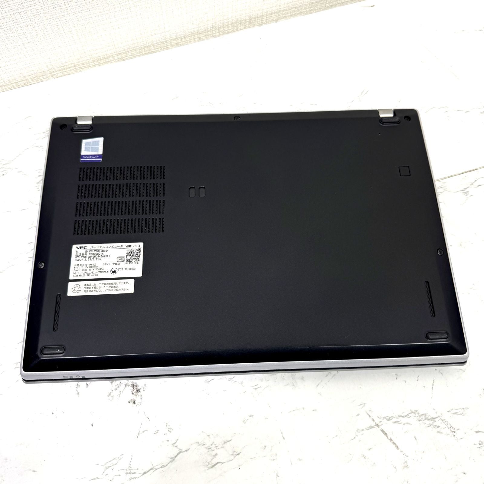 【美品】【1週間保証】NEC VersaPro VKM17/B-4 / Core i5 8350U / 8GB 000985
