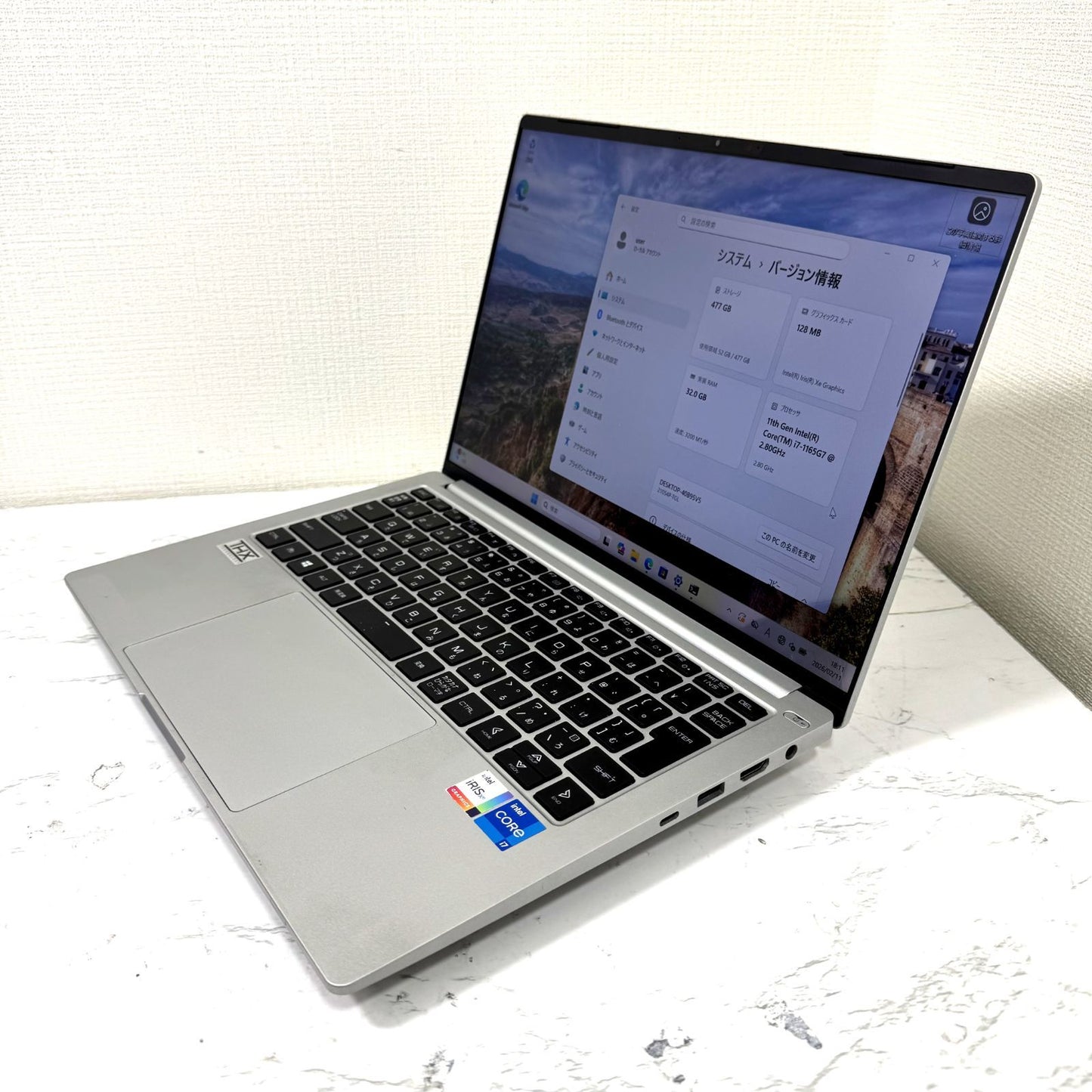 【美品】【1週間保証】mouse DAIV 4P / Core i7 1165G7 / 32GB / 512GB 000543