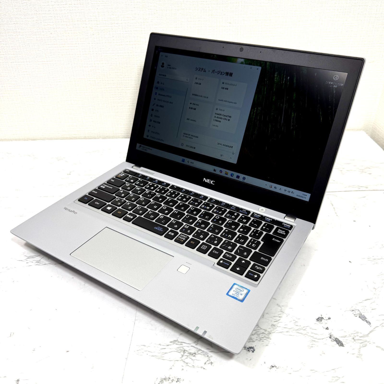 【美品】【1週間保証】NEC VersaPro VKM17/B-4 / Core i5 8350U / 8GB 000993