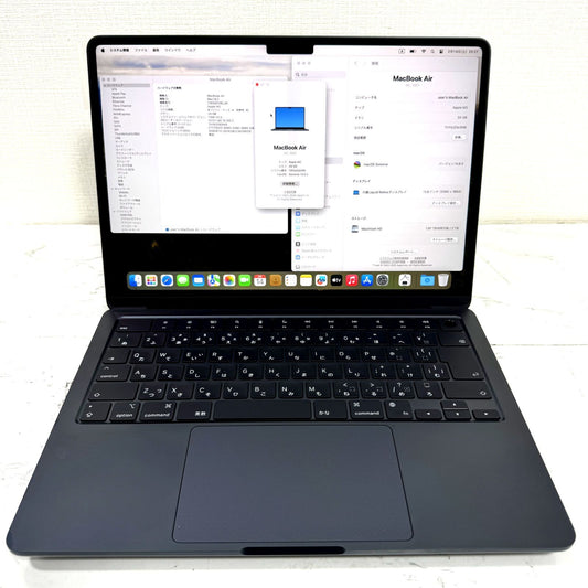【良品】【1週間保証】MacBook Air 13 / 2022 / M2 / 24GB / 1TB 000232
