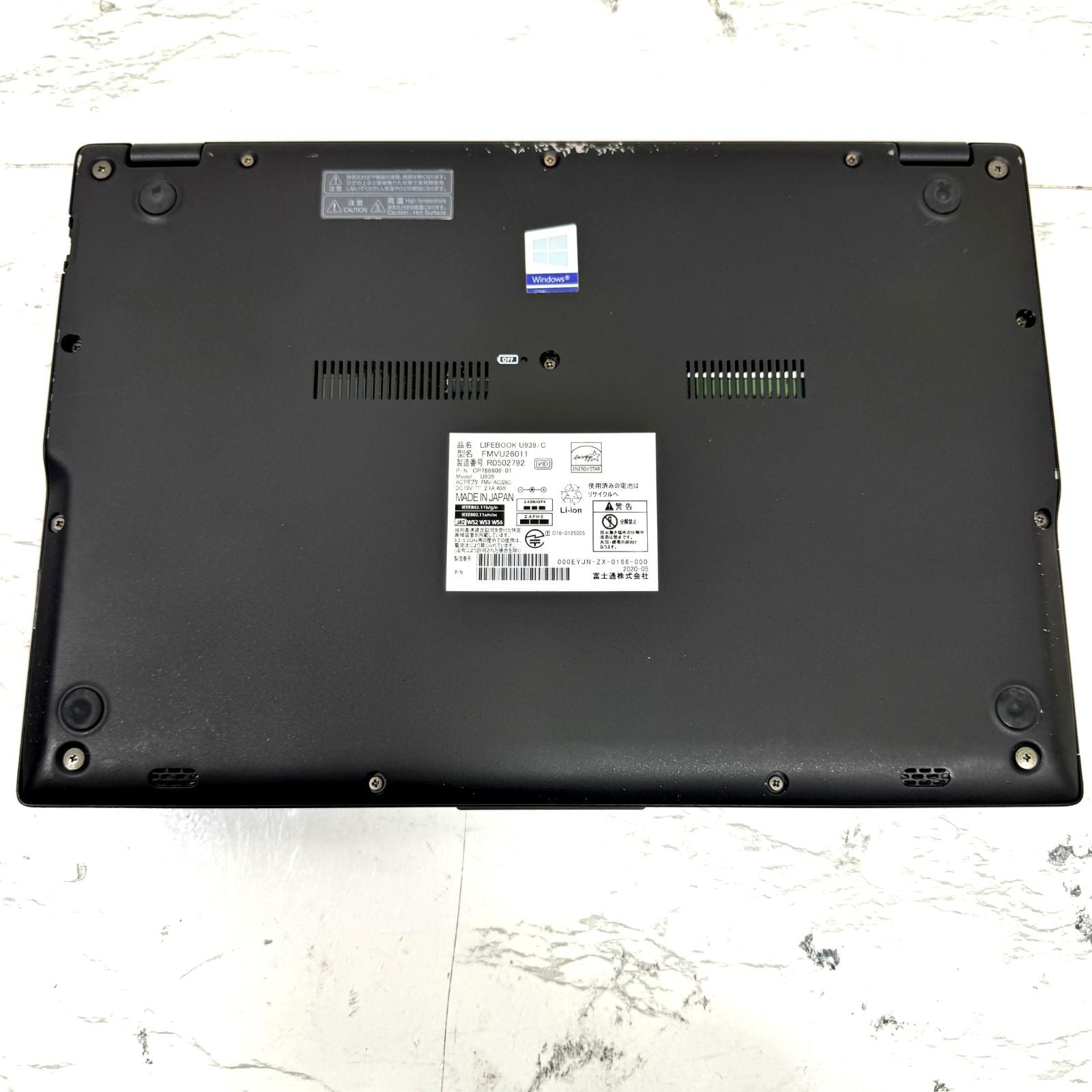 【良品】【1週間保証】Fujitsu LIFEBOOK U939/C / Core i5 8365U / 8GB 001424