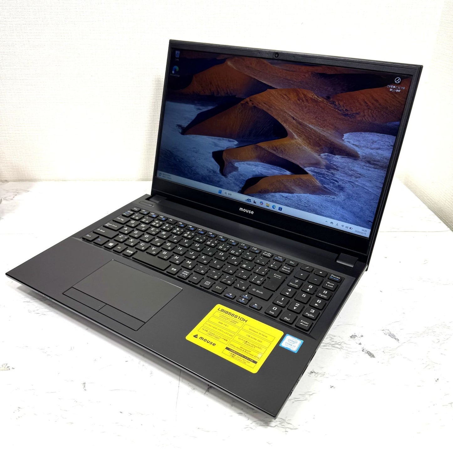 【良品】【1週間保証】mouse LB1856S10H / Core i7-8565U / 8GB / SSD1TB / Win11