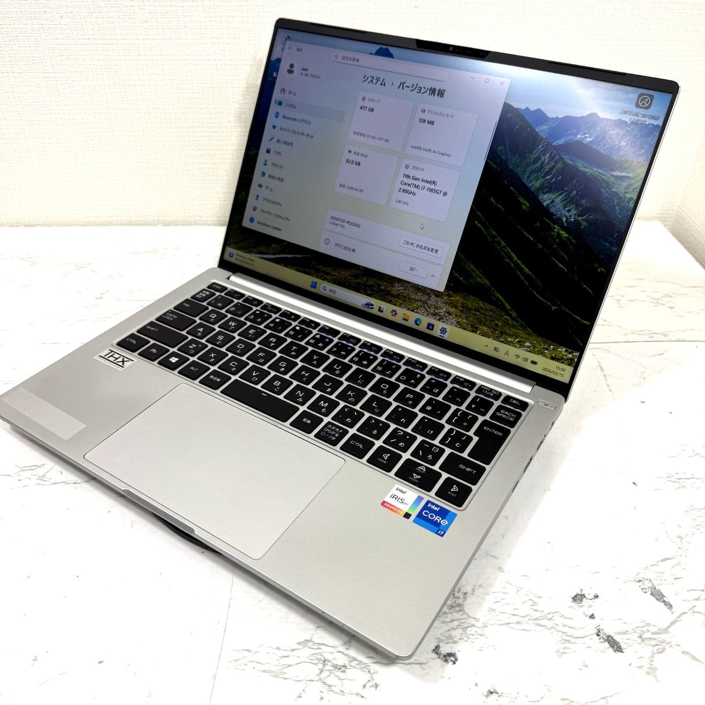 【美品】【1週間保証】mouse DAIV 4P / Core i7 1165G7 / 32GB / 512GB 000447