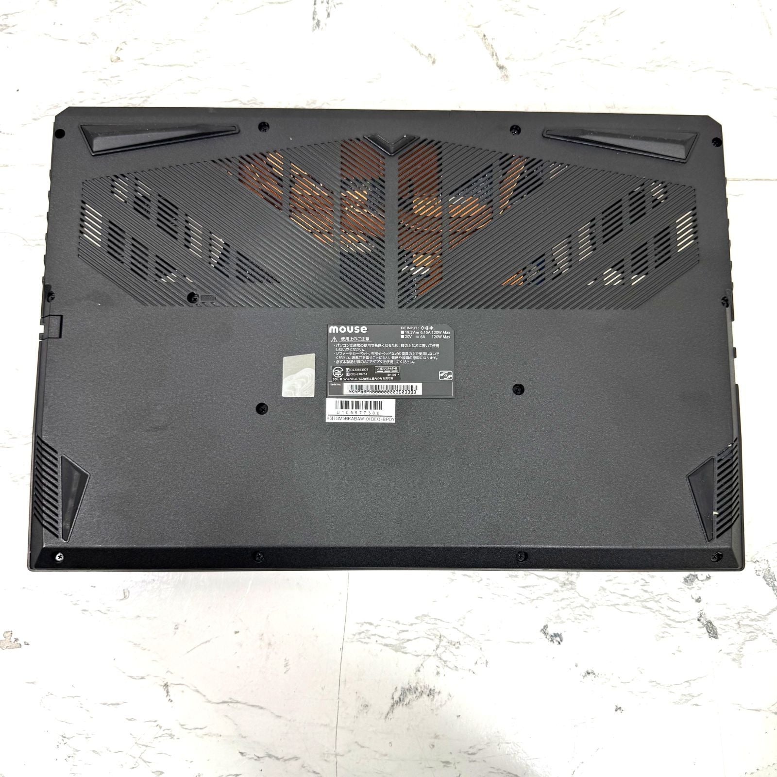 【良品】【1週間保証】mouse K5 / Core i7 12650H / 16GB / MX550 000503