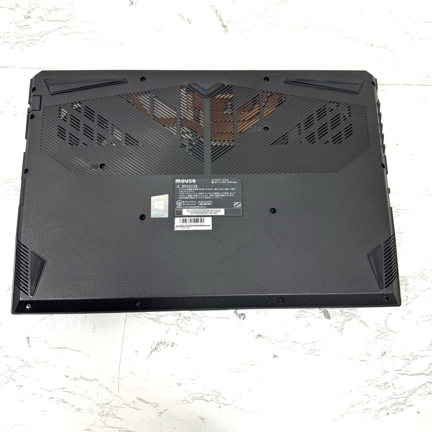 【良品】【1週間保証】mouse K5 / Core i7 10750H / 16GB / 1TB / MX350 000365