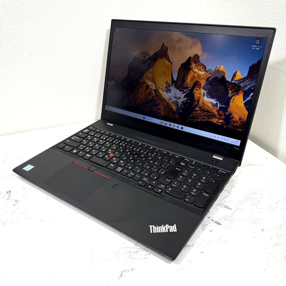 【良品】【1週間保証】Lenovo ThinkPad P52s / Core i7 8550U / 8GB 001809