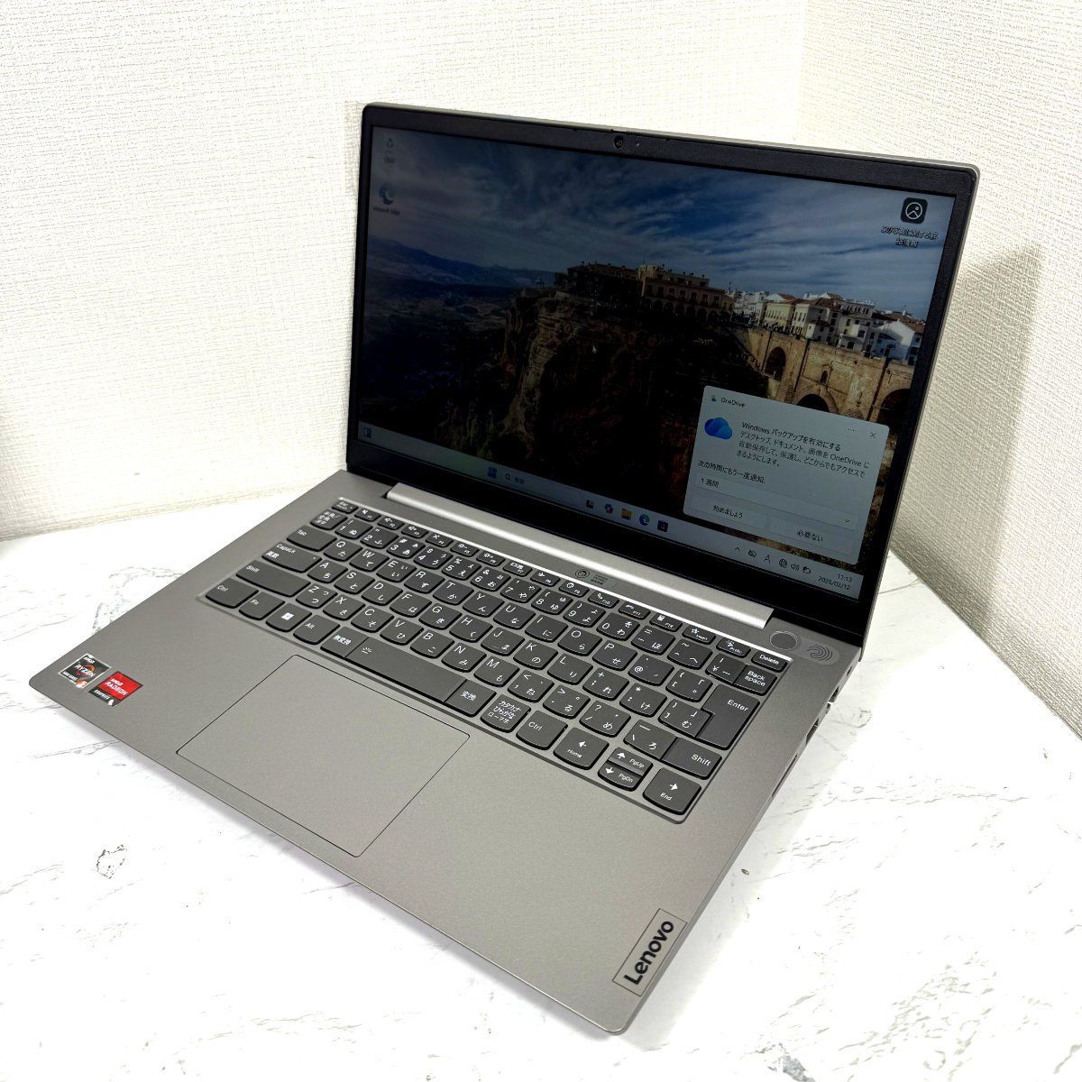 【傷あり】【1週間保証】Lenovo / Ryzen 5 5500U / 16GB / 256GB 000218