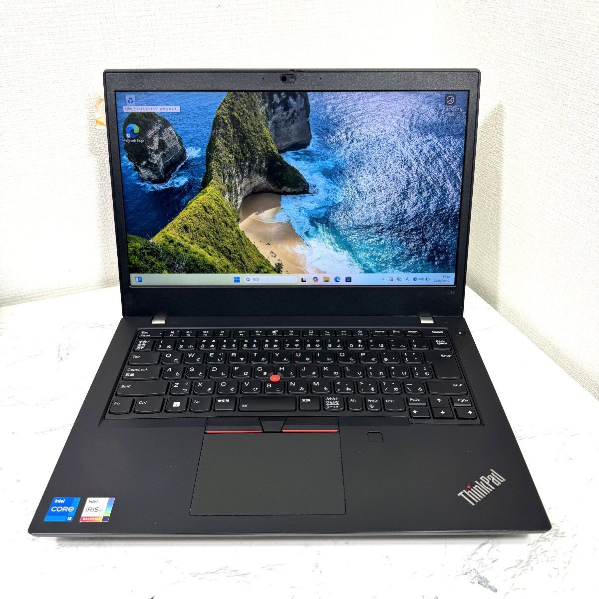 【美品】【1週間保証】Lenovo ThinkPad L14 G2 / Core i5 1145G7 / 16GB 000252