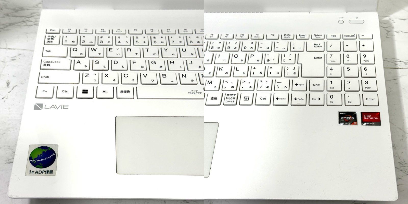 【良品】【1週間保証】NEC LAVIE N1550/C / Ryzen 5 5500U / 8GB / 256GB