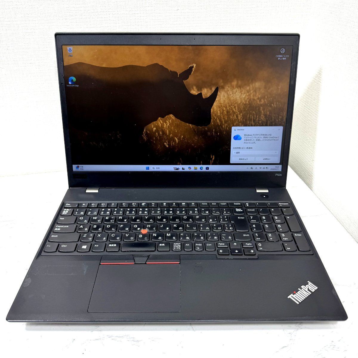 【良品】【1週間保証】Lenovo ThinkPad P52s / Core i7 8550U / 8GB 001814