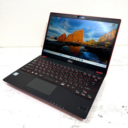 【傷あり】【1週間保証】FMVU75B3R / Core i5-8250U / 4GB / 128GB