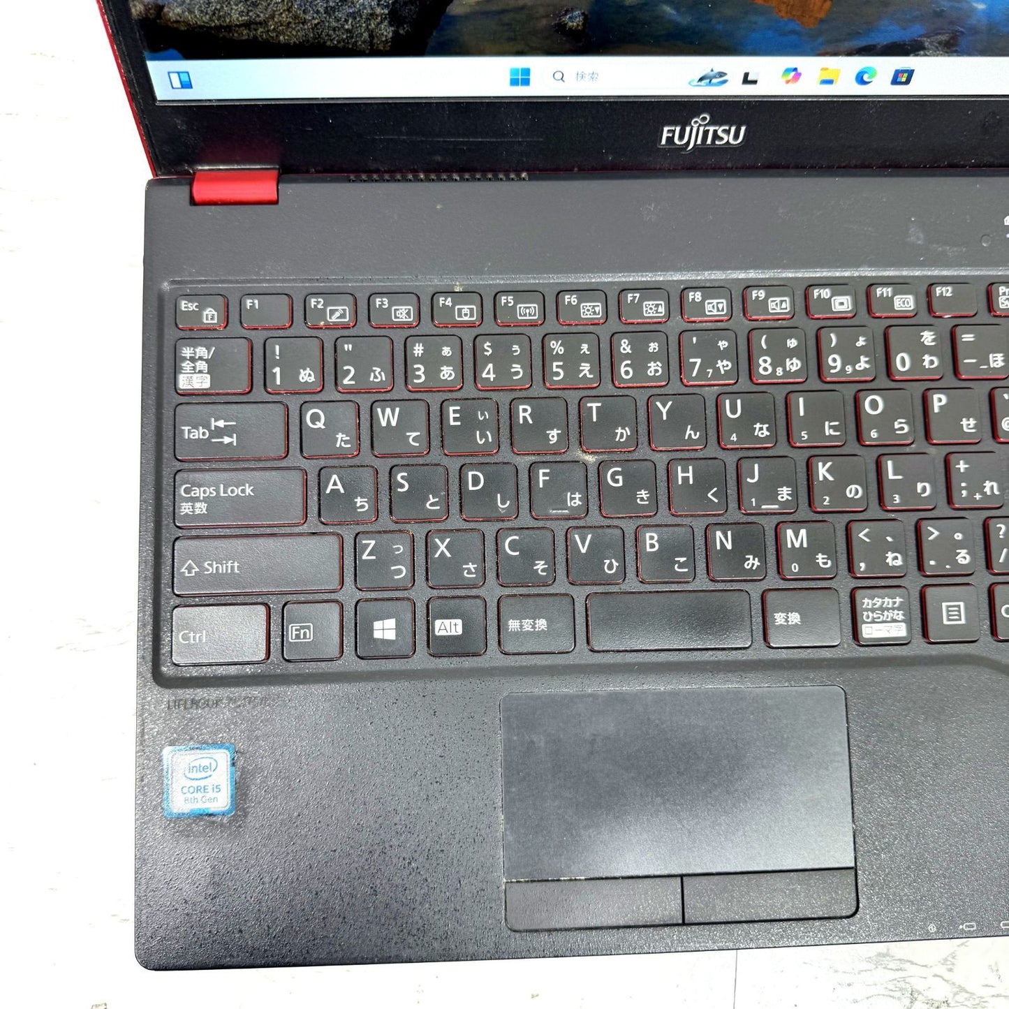 【傷あり】【1週間保証】FMVU75B3R / Core i5-8250U / 4GB / 128GB