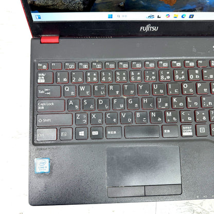 【傷あり】【1週間保証】FMVU75B3R / Core i5-8250U / 4GB / 128GB