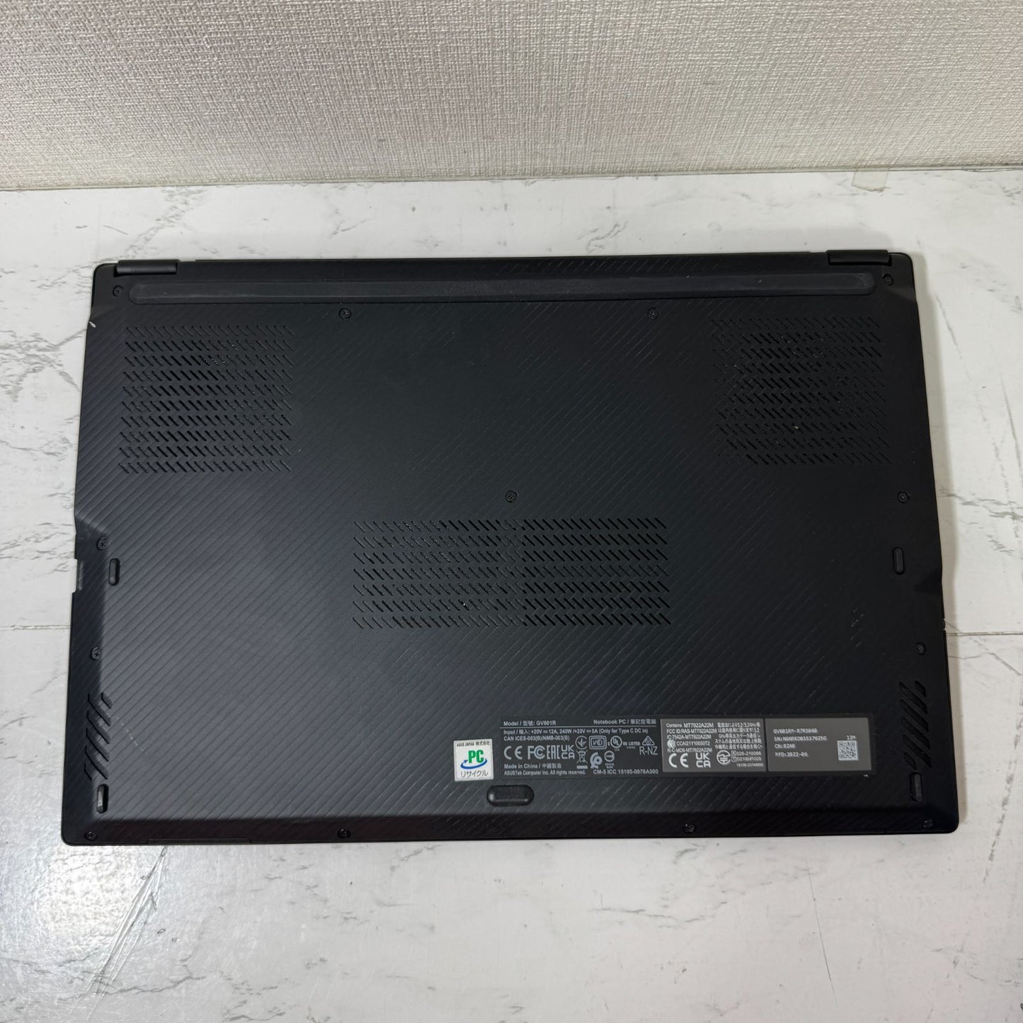 【良品】【1週間保証】ASUS ROG Flow X16 / Ryzen 7 6800HS / DDR5 32GB / NVMe 1TB / GeForce RTX 3060 6GB
